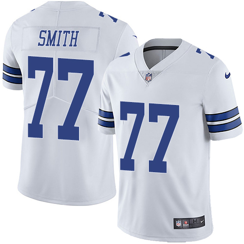 2019 men Dallas Cowboys #77 Smith white Nike Vapor Untouchable Limited NFL Jersey